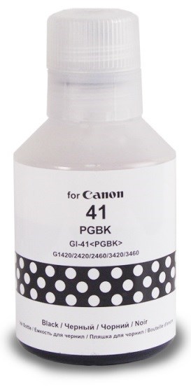 Чернила Canon GI-41 (BK) Black, Pigment, Revcol (135 мл) - фото 4711