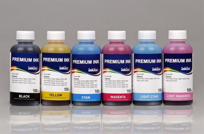 Чернила InkTec для Epson серии 0010 комплект 6 цветов ( 6х100 мл ) - фото 4842
